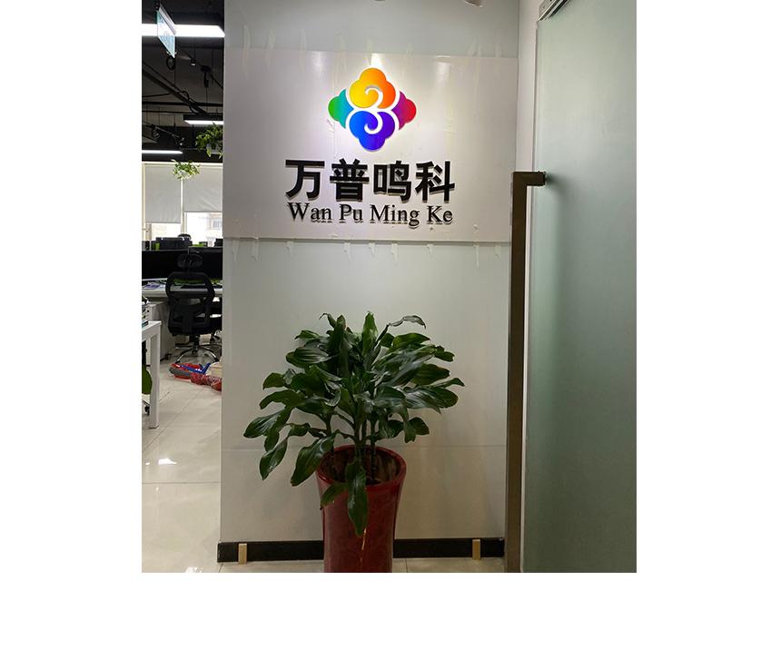 公司logo墙万普(图1)